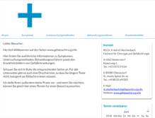 Tablet Screenshot of gefaesschirurg.info